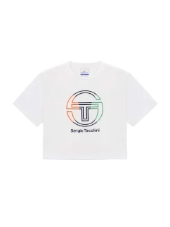New Daily Tuft Big Logo Crop T-Shirt- Women Tops And Sports Bras|For The Court