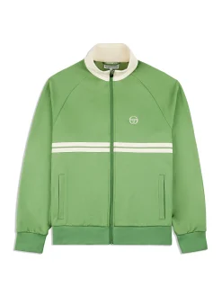 Clearance Dallas Track Jacket Archivio- Jade Green/ Pearl Ivory Tracksuits|Jackets