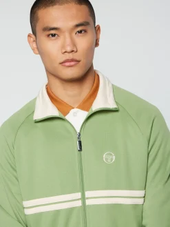 Clearance Dallas Track Jacket Archivio- Jade Green/ Pearl Ivory Tracksuits|Jackets
