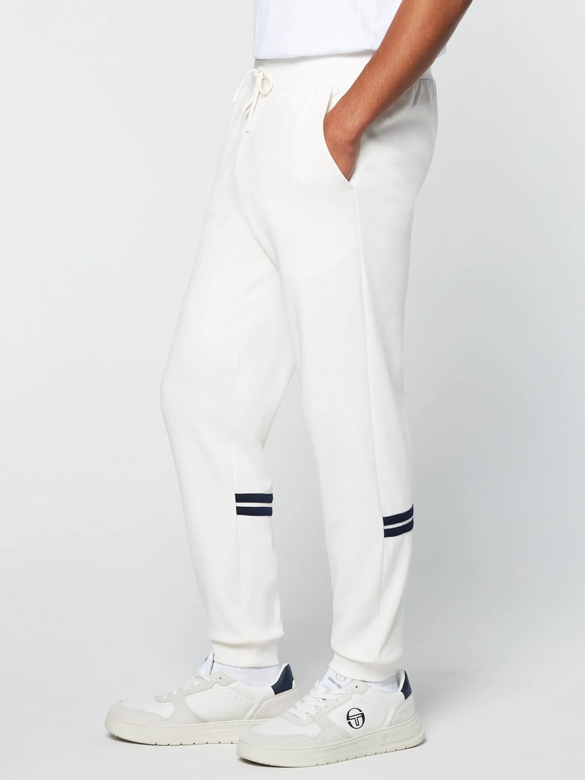 Sale Dallas Track Pant Archivio- Gardenia/ Maritime Blue Tracksuits|Pants And Sweatpants