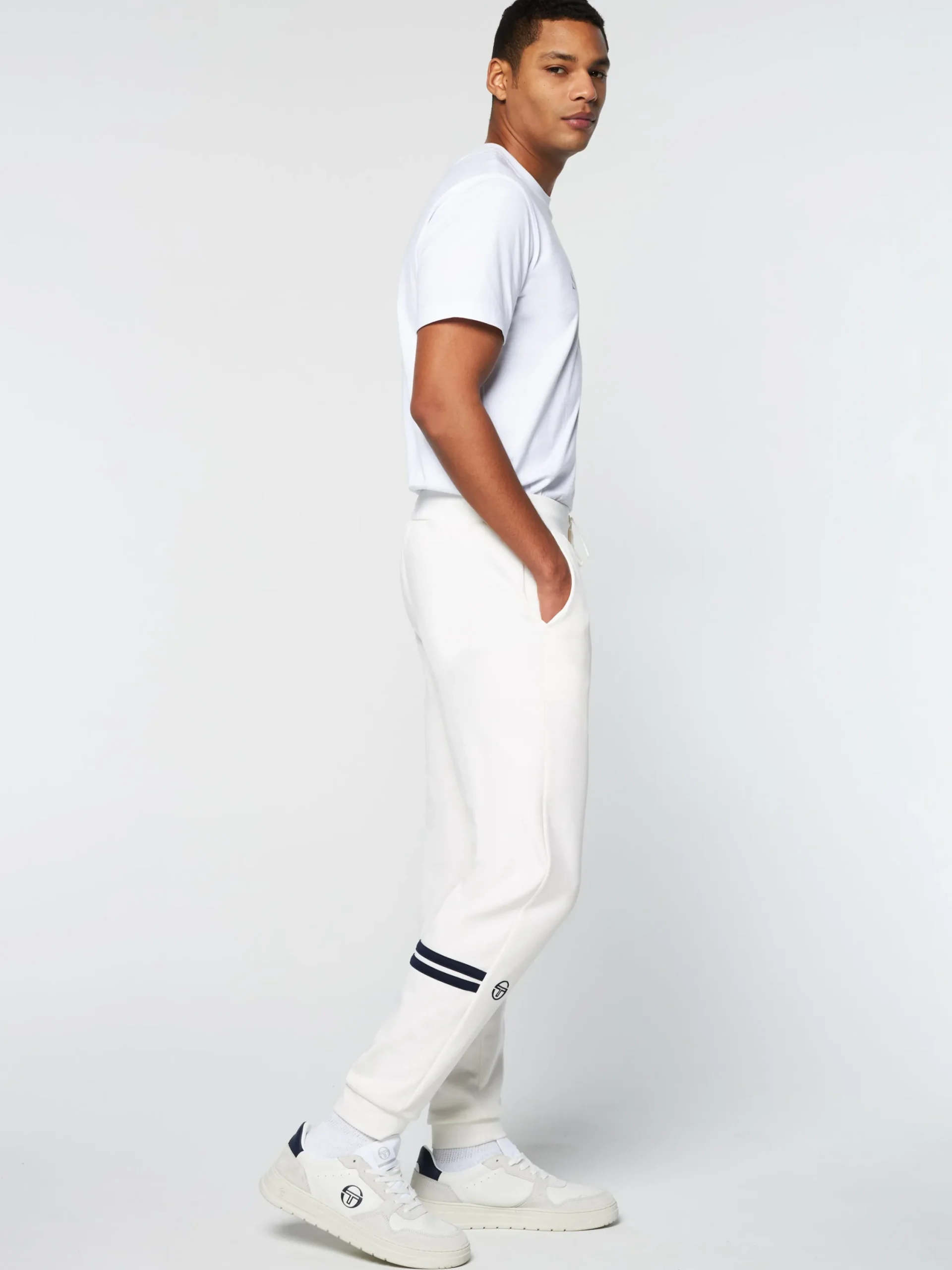 Sale Dallas Track Pant Archivio- Gardenia/ Maritime Blue Tracksuits|Pants And Sweatpants