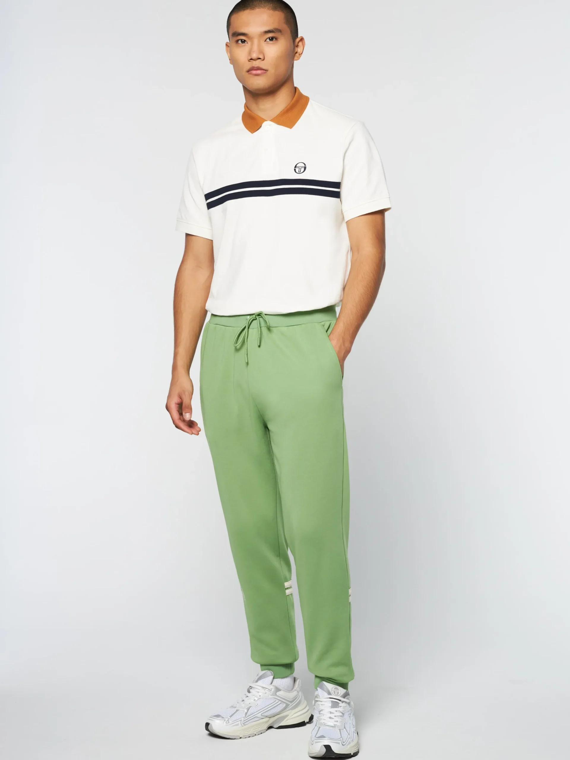 Discount Dallas Track Pant Archivio- Jade Green/ Pearl Ivory Tracksuits|Pants And Sweatpants