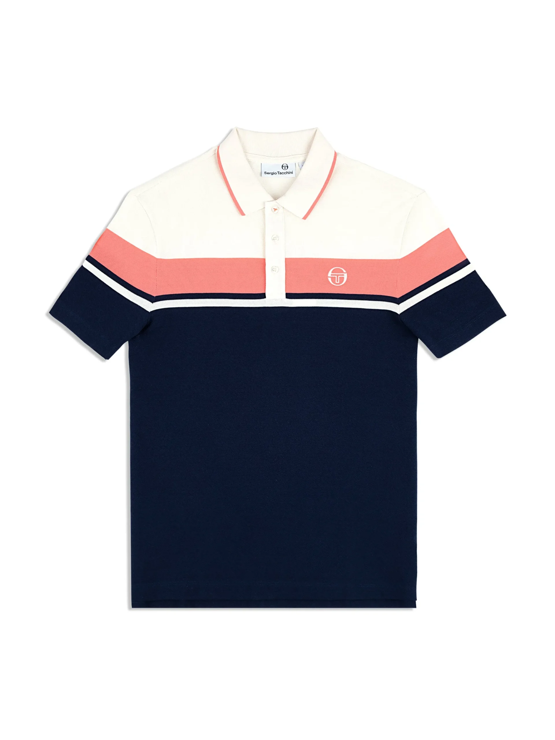 Outlet Damarindo Polo Archivio- Gardenia/ Maritime Blue Polos
