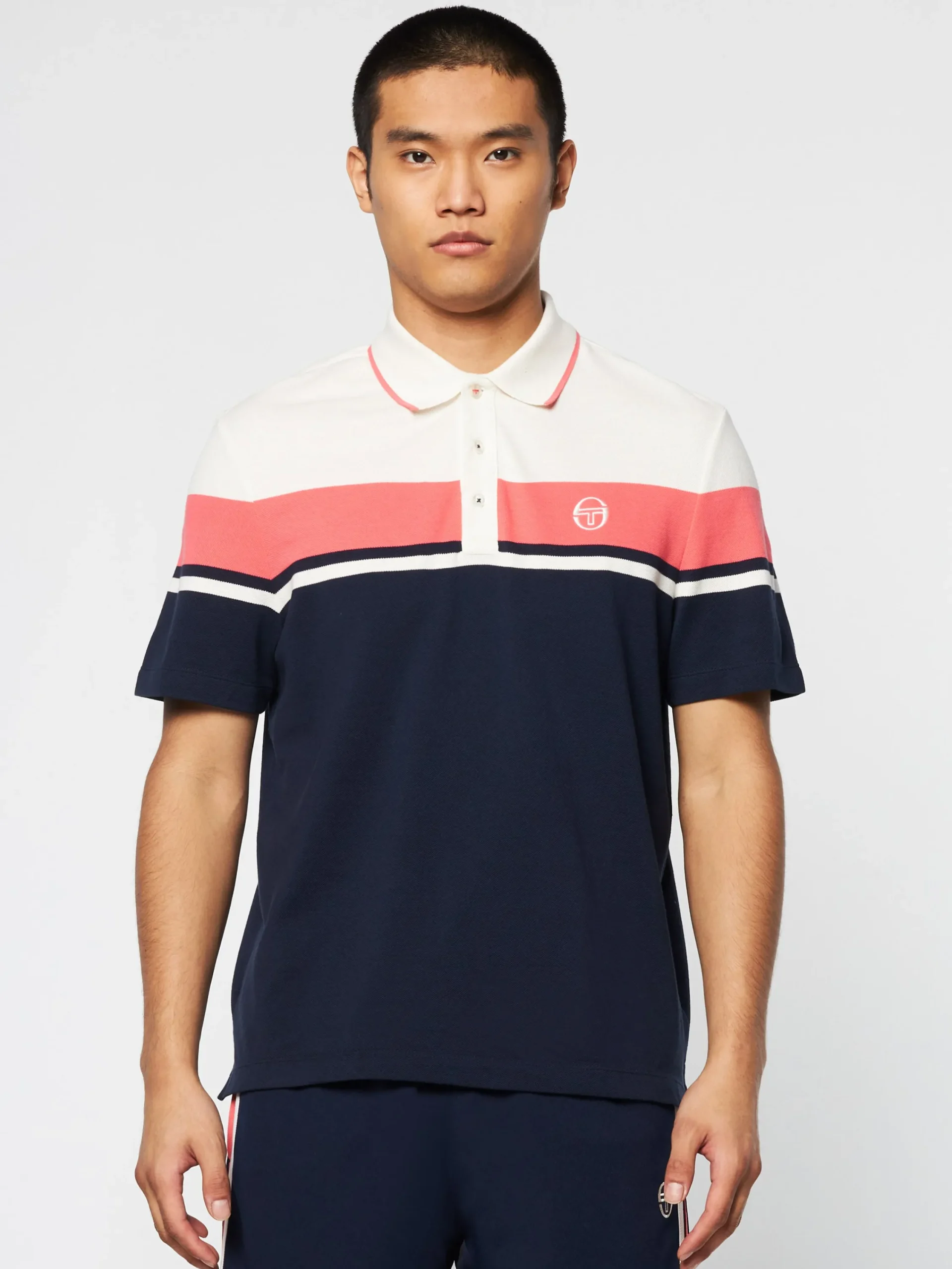 Outlet Damarindo Polo Archivio- Gardenia/ Maritime Blue Polos
