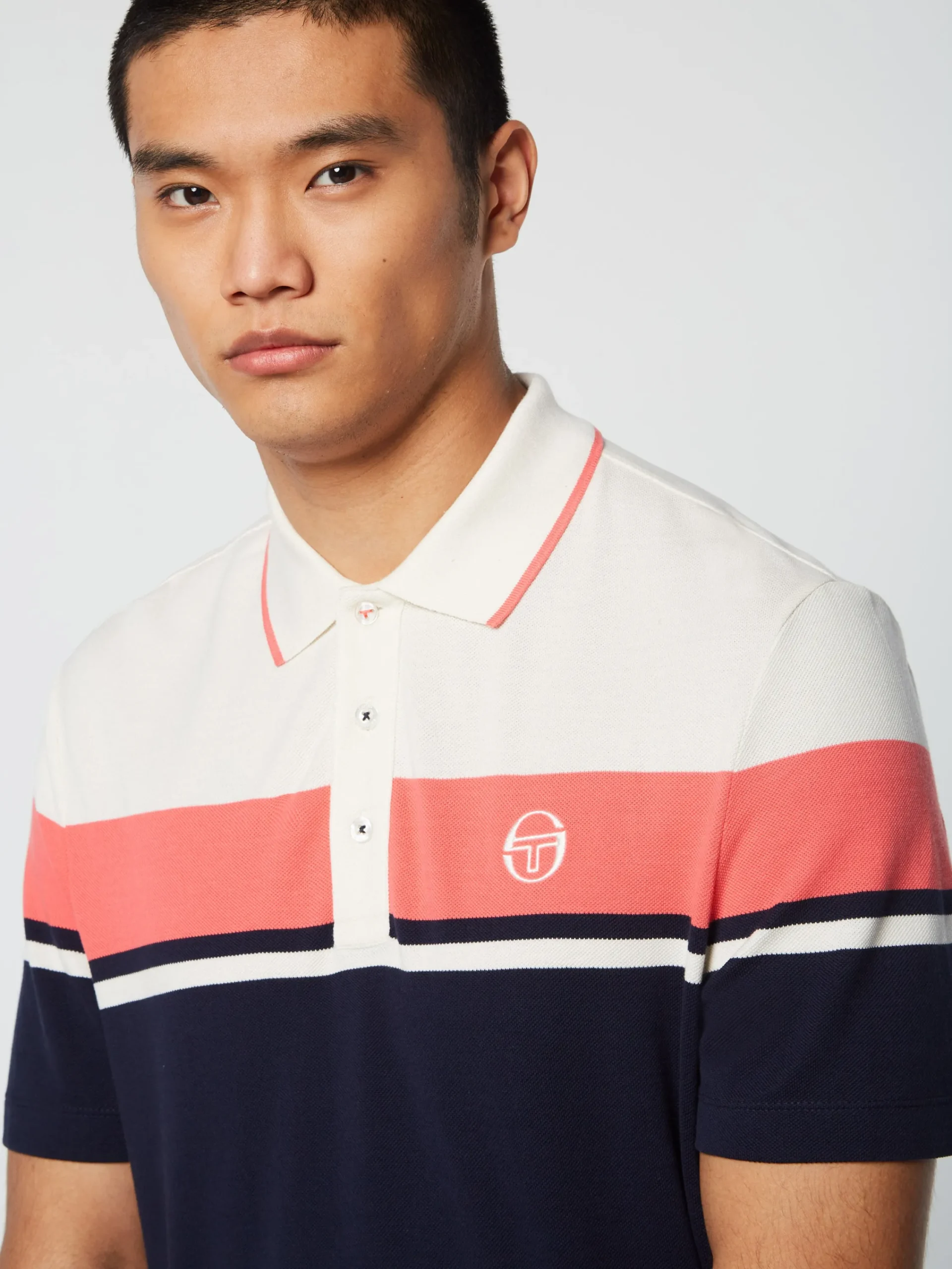 Outlet Damarindo Polo Archivio- Gardenia/ Maritime Blue Polos
