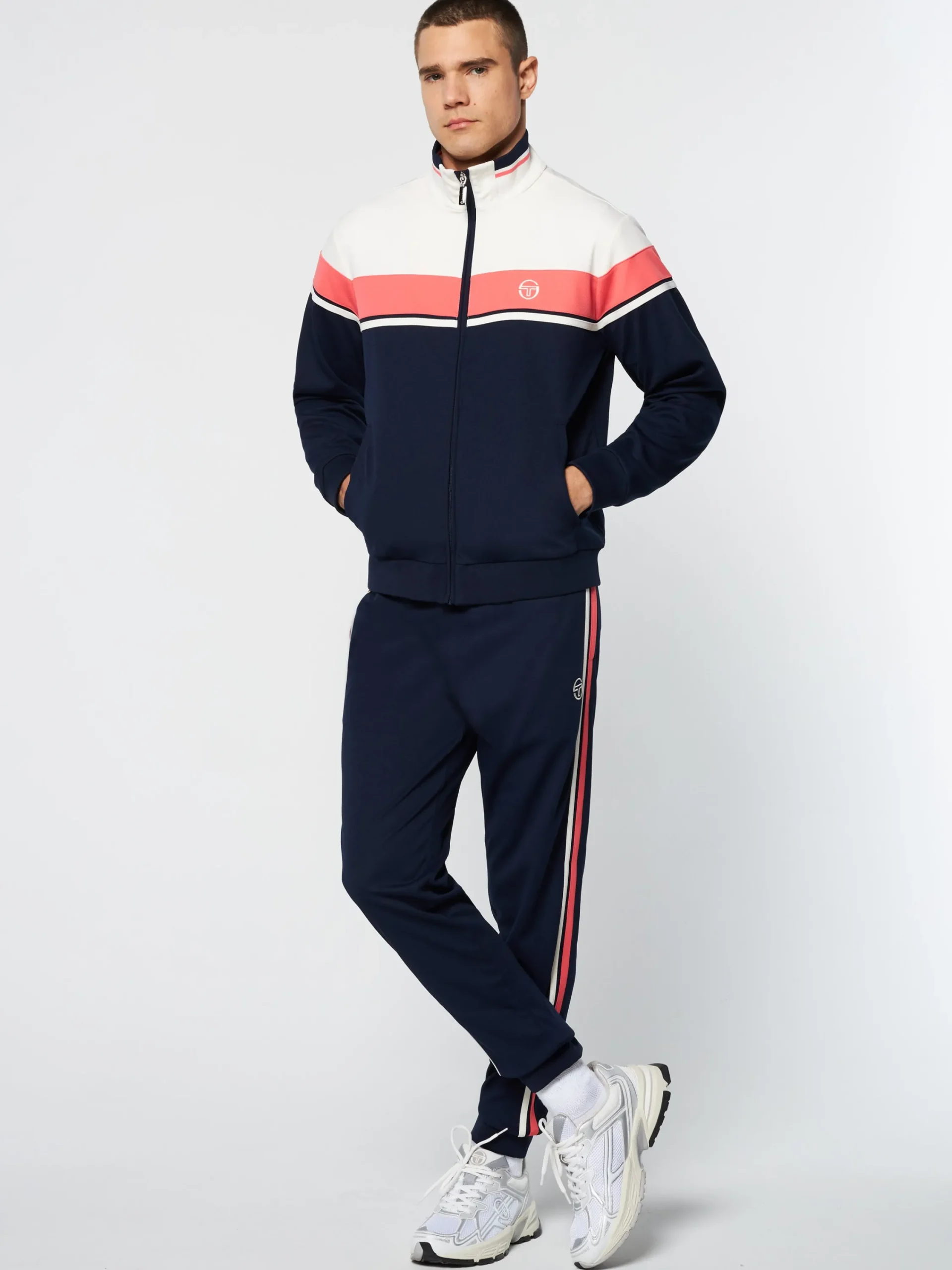Cheap Damarindo Track Jacket Archivio- Gardenia/ Maritime Blue Tracksuits|Jackets