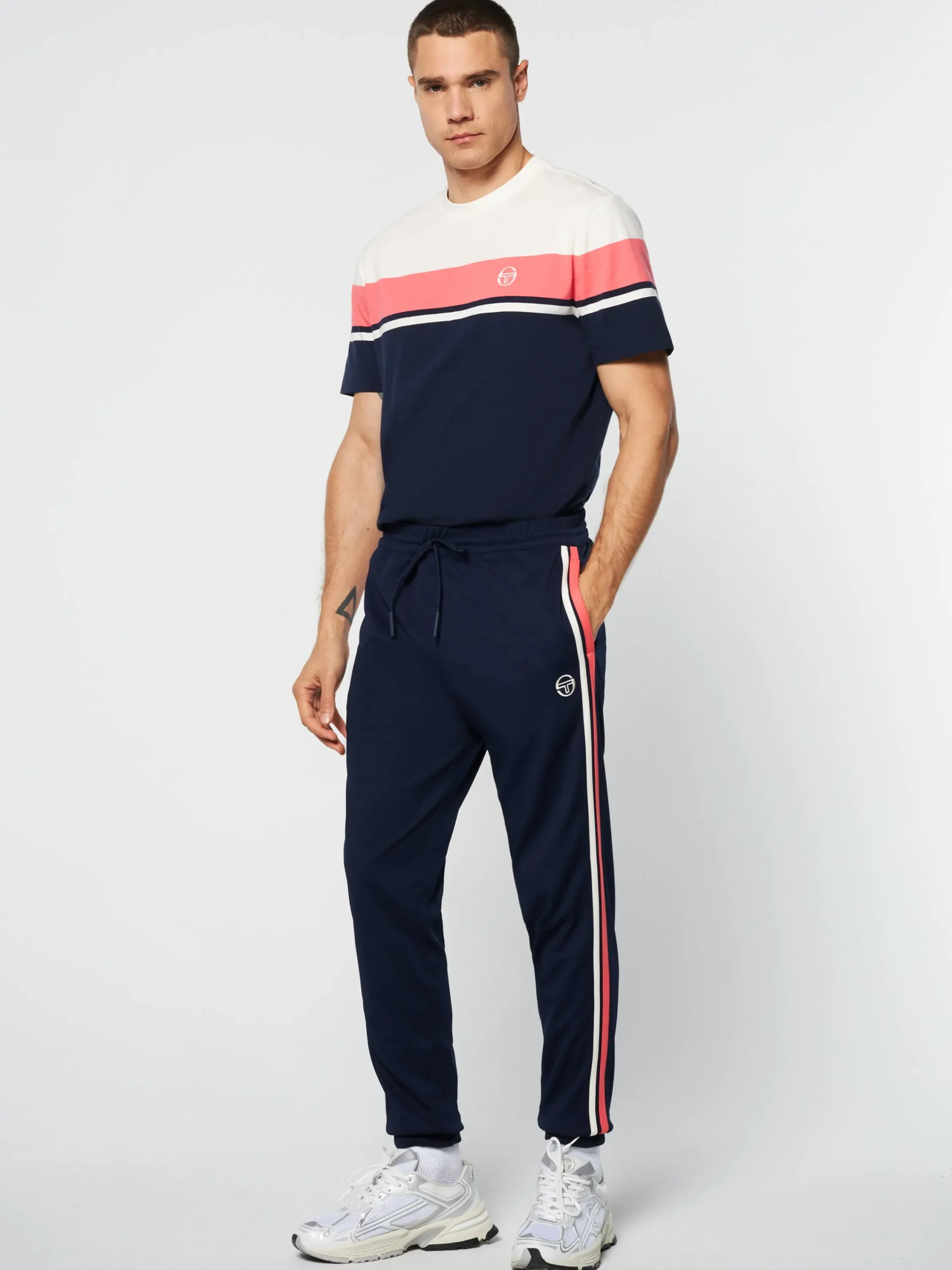 Store Damarindo Track Pant Archivio- Gardenia/ Maritime Blue Tracksuits|Pants And Sweatpants