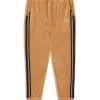 Store Damarindo Velour Track Pant- Almond/ Maritime Blue Tracksuits|Velour