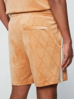 Discount Debossed Damarindo Velour Short- Velour|Shorts And Swim