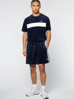 Store Debossed Damarindo Velour Short- Velour|Shorts And Swim
