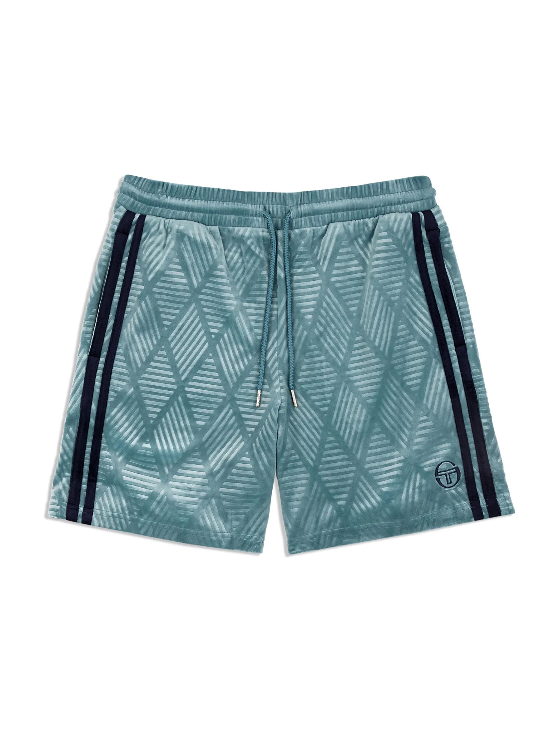 Outlet Debossed Damarindo Velour Short- Velour|Shorts And Swim