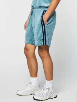 Outlet Debossed Damarindo Velour Short- Velour|Shorts And Swim