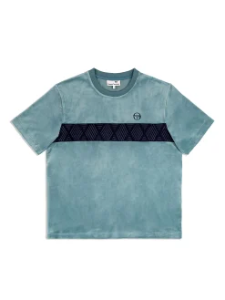 Best Sale Debossed Damarindo Velour T-Shirt- Velour|T-Shirts