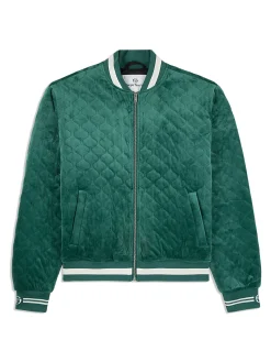 Sale Fasano Quilted Velour Jacket- Velour|Jackets