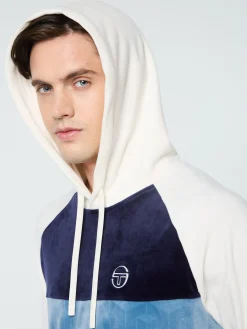 Sale Foggia Velour Debossed Hoodie- Velour|Sweatshirts And Hoodies