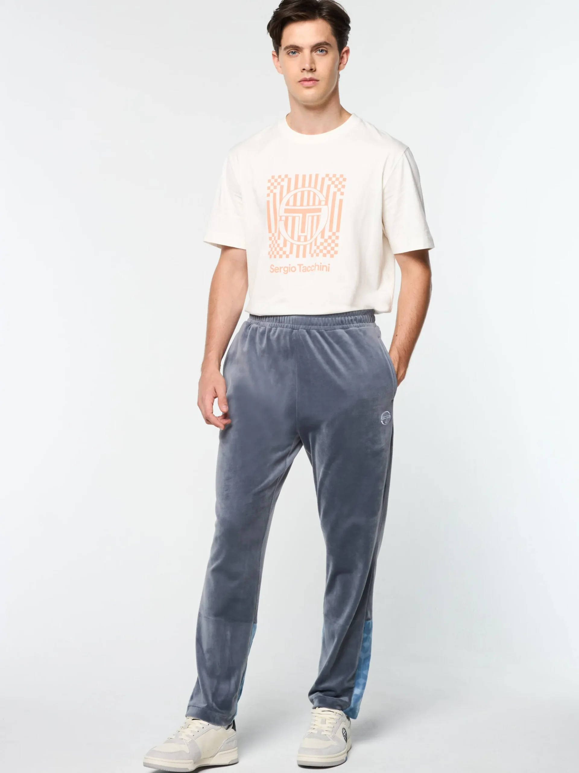Cheap Foggia Velour Debossed Track Pant- Tracksuits|Velour