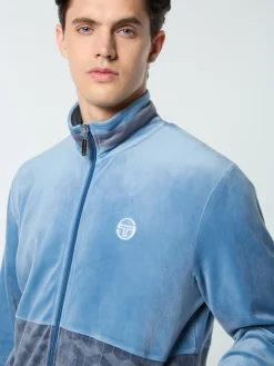 Discount Foggia Velour Debossed Track Jacket- Tracksuits|Velour
