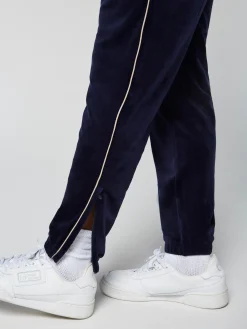 Store Gallone Velour Track Pant- Velour|Pants And Sweatpants