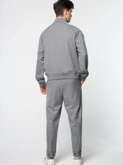 Store Gessato Suiting Track Jacket- Tracksuits|Jackets