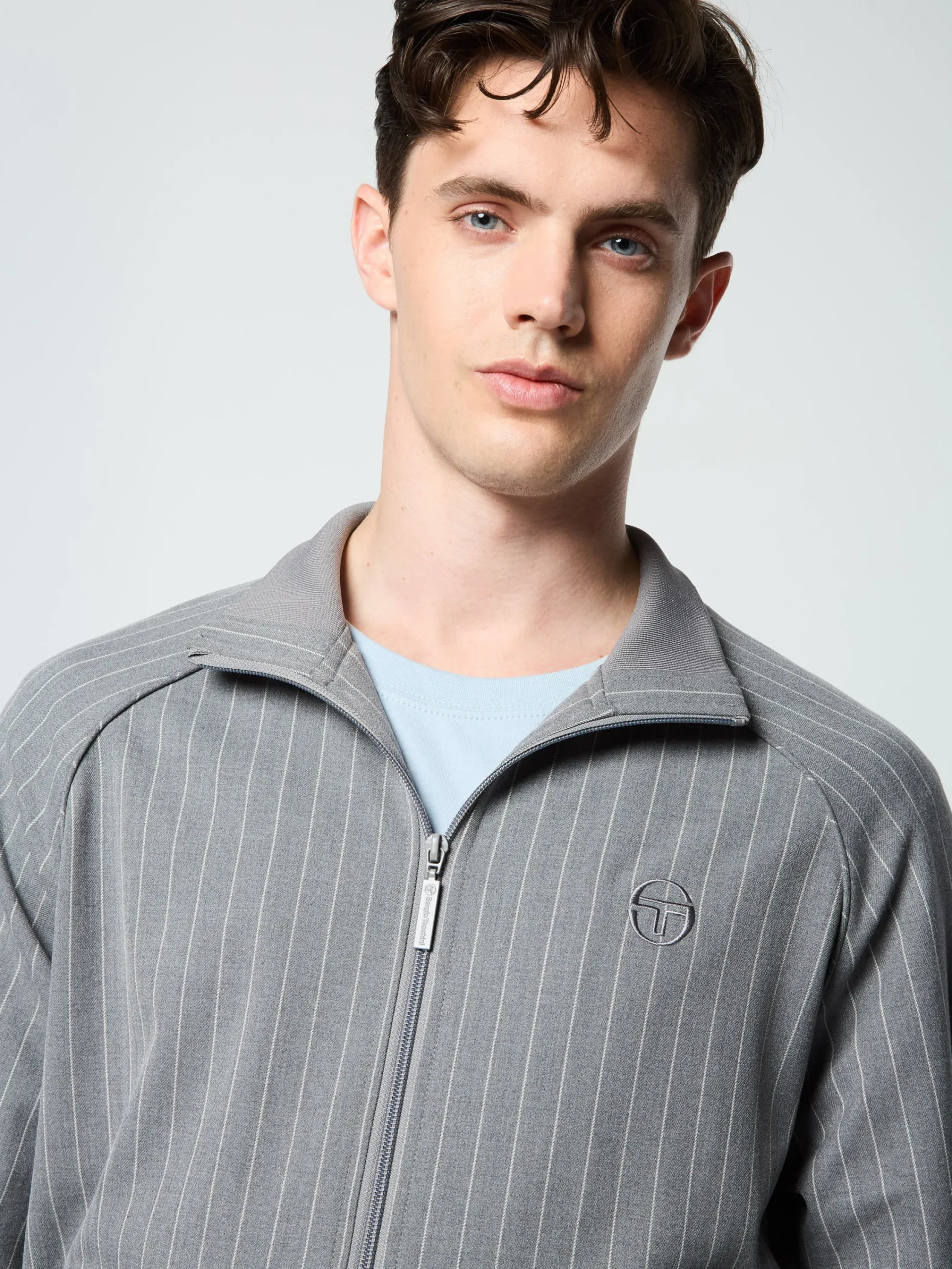 Store Gessato Suiting Track Jacket- Tracksuits|Jackets