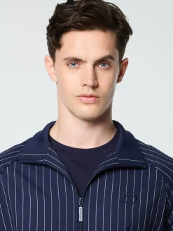 Online Gessato Suiting Track Jacket- Tracksuits|Jackets