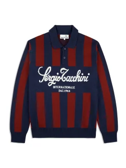 Flash Sale Gioco Jacquard Long Sleeve Polo- Knitwear|Polos