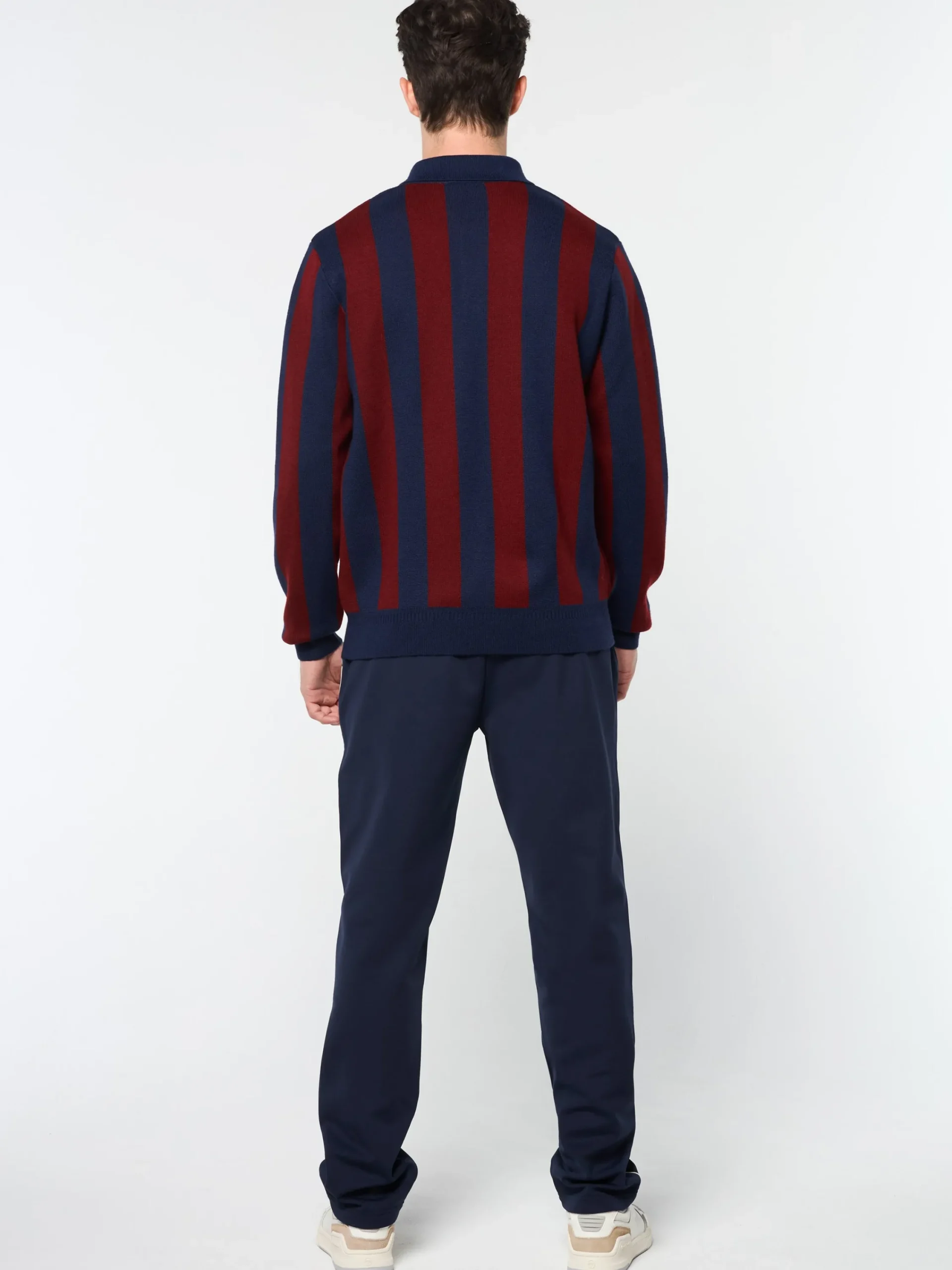 Flash Sale Gioco Jacquard Long Sleeve Polo- Knitwear|Polos