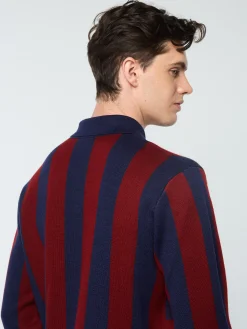 Flash Sale Gioco Jacquard Long Sleeve Polo- Knitwear|Polos