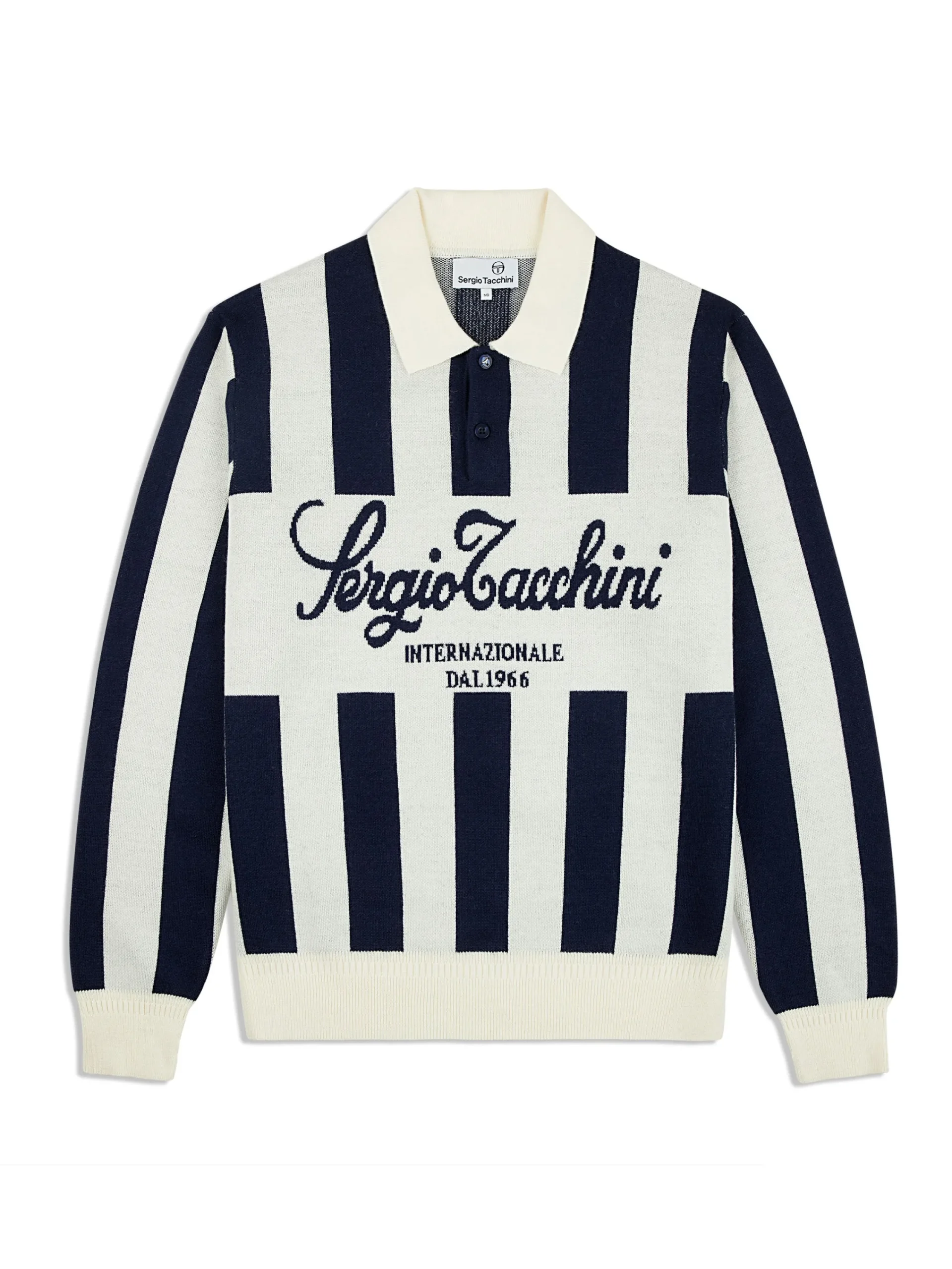 Shop Gioco Jacquard Long Sleeve Polo- Knitwear|Polos