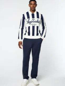 Shop Gioco Jacquard Long Sleeve Polo- Knitwear|Polos