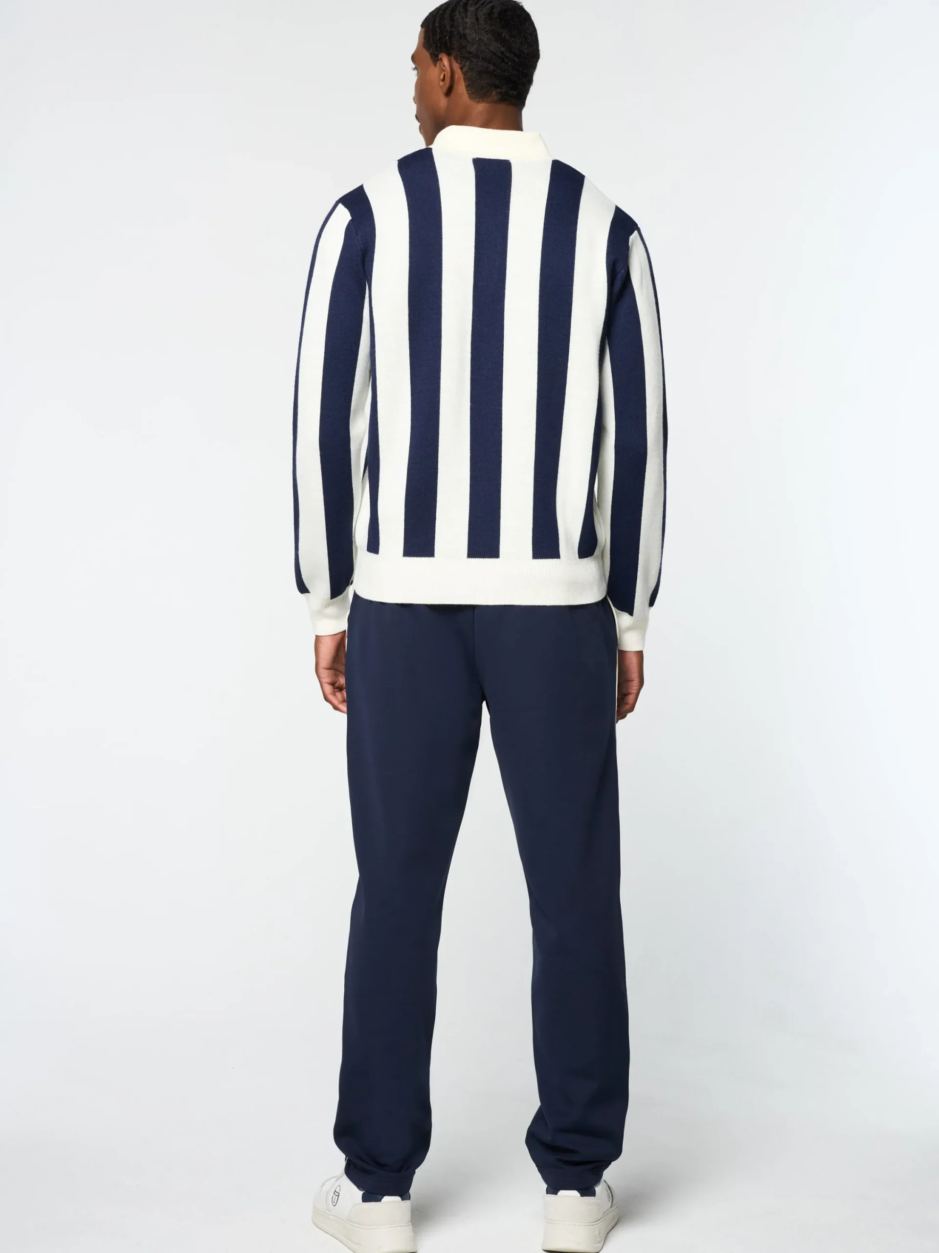 Shop Gioco Jacquard Long Sleeve Polo- Knitwear|Polos