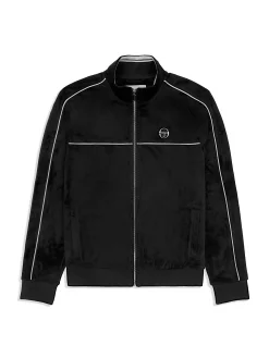 Shop Lioni Velour Track Jacket- Tracksuits|Velour