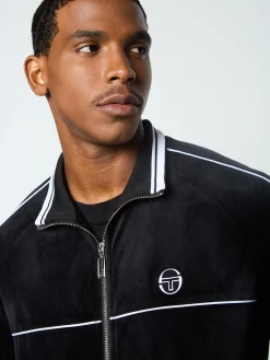 Shop Lioni Velour Track Jacket- Tracksuits|Velour