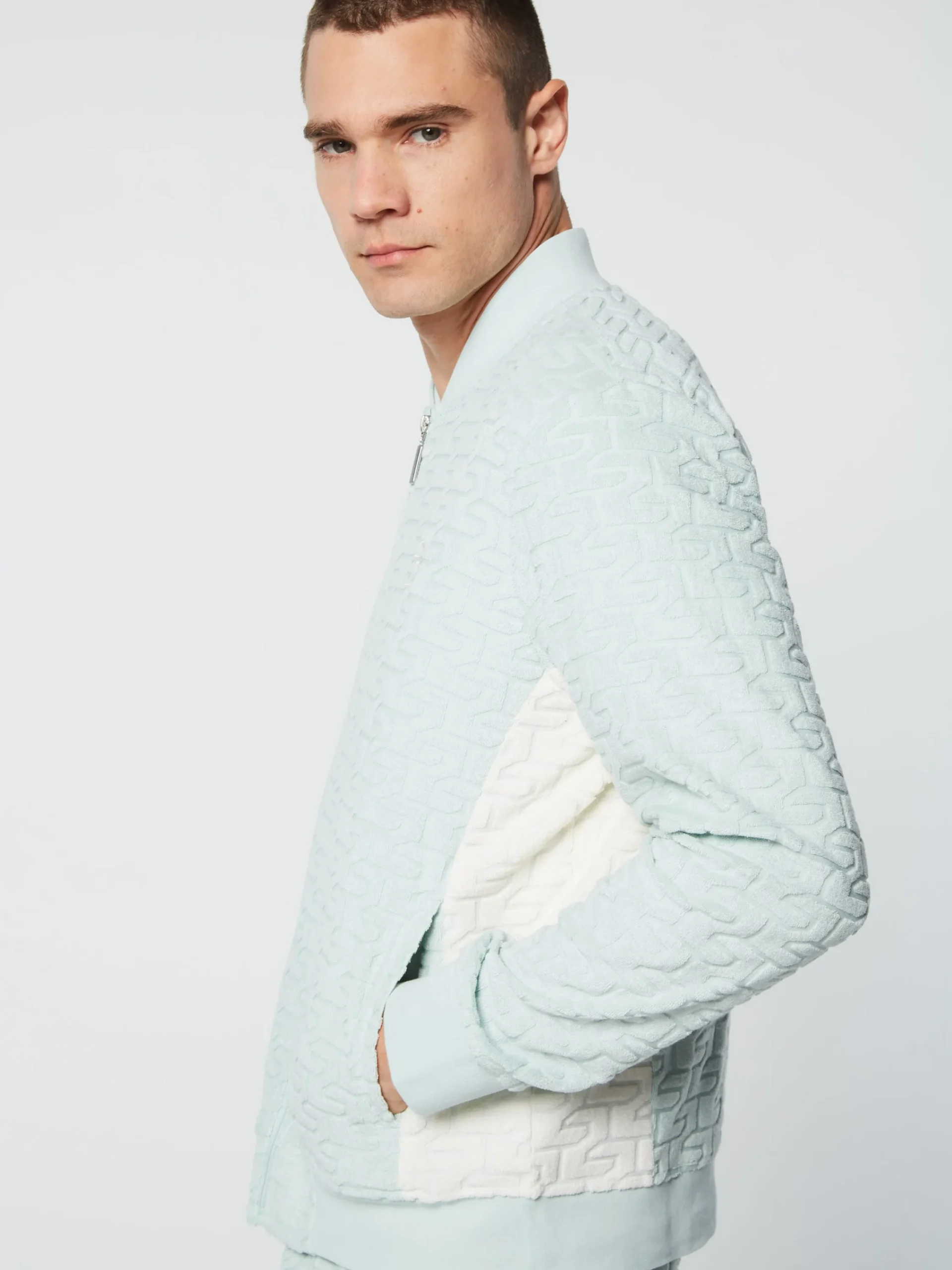 Fashion Livata Monogram Track Jacket- Tracksuits|Jackets