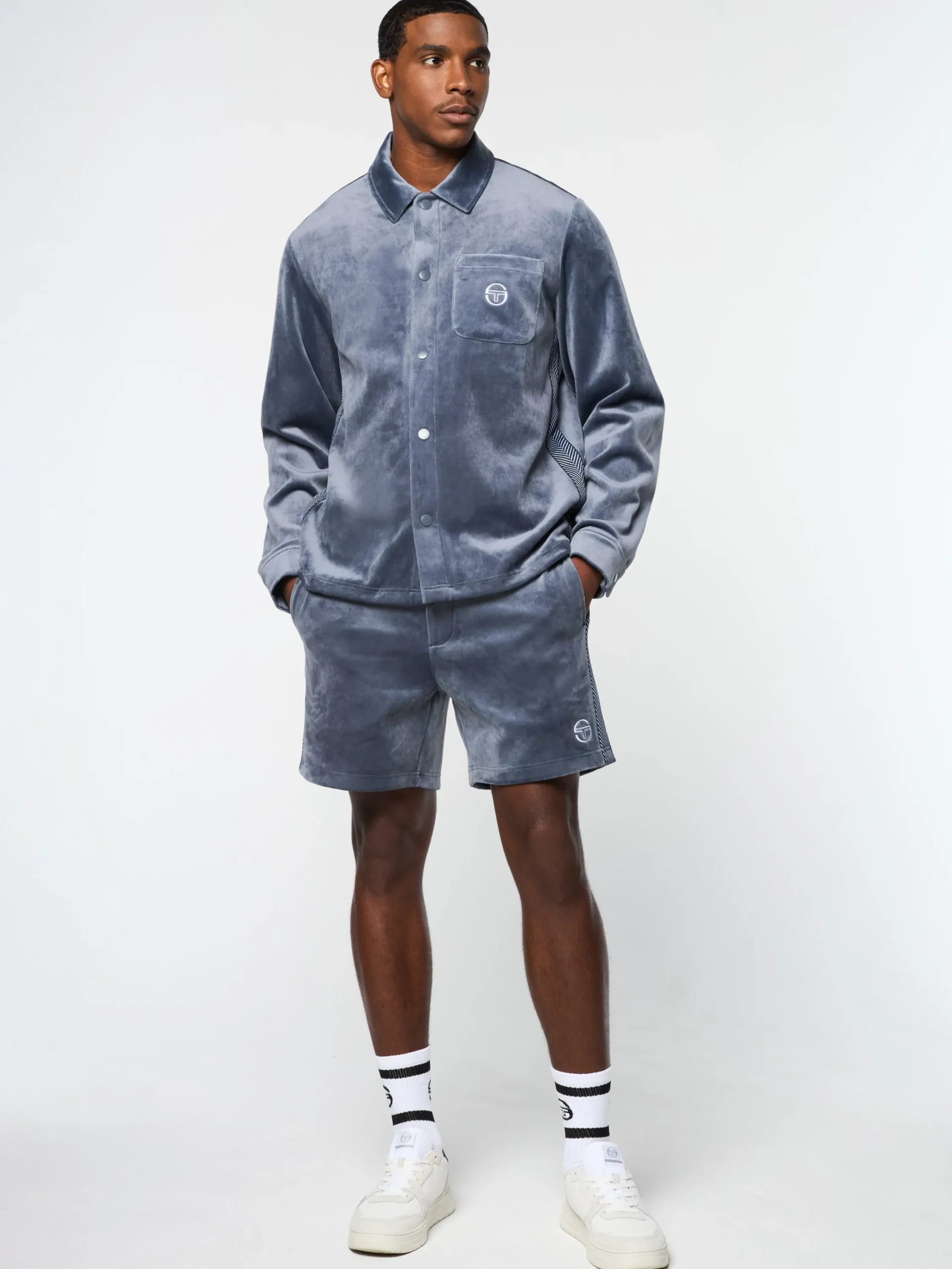 Store Maglia Velour Overshirt- Velour|T-Shirts