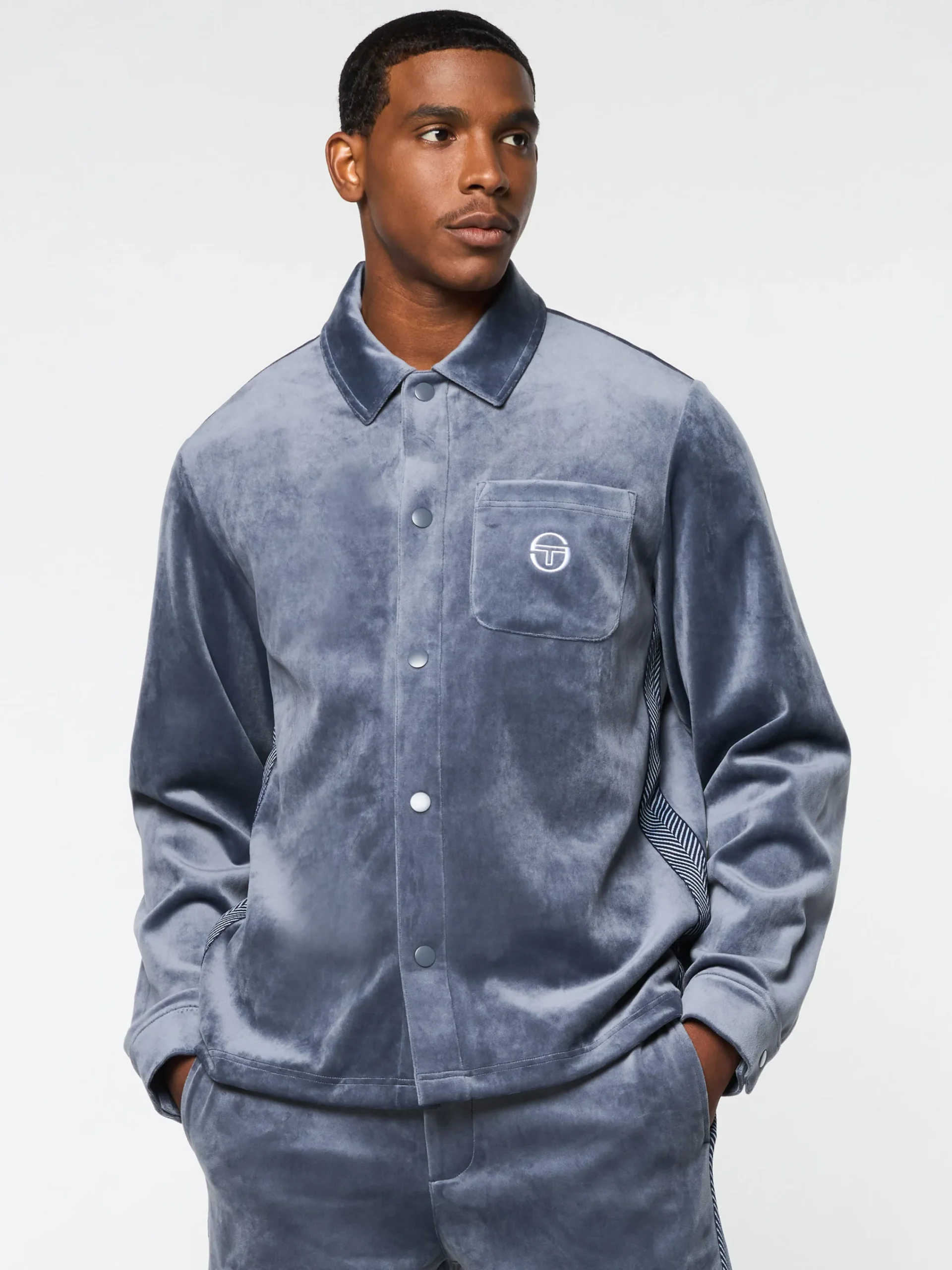 Store Maglia Velour Overshirt- Velour|T-Shirts