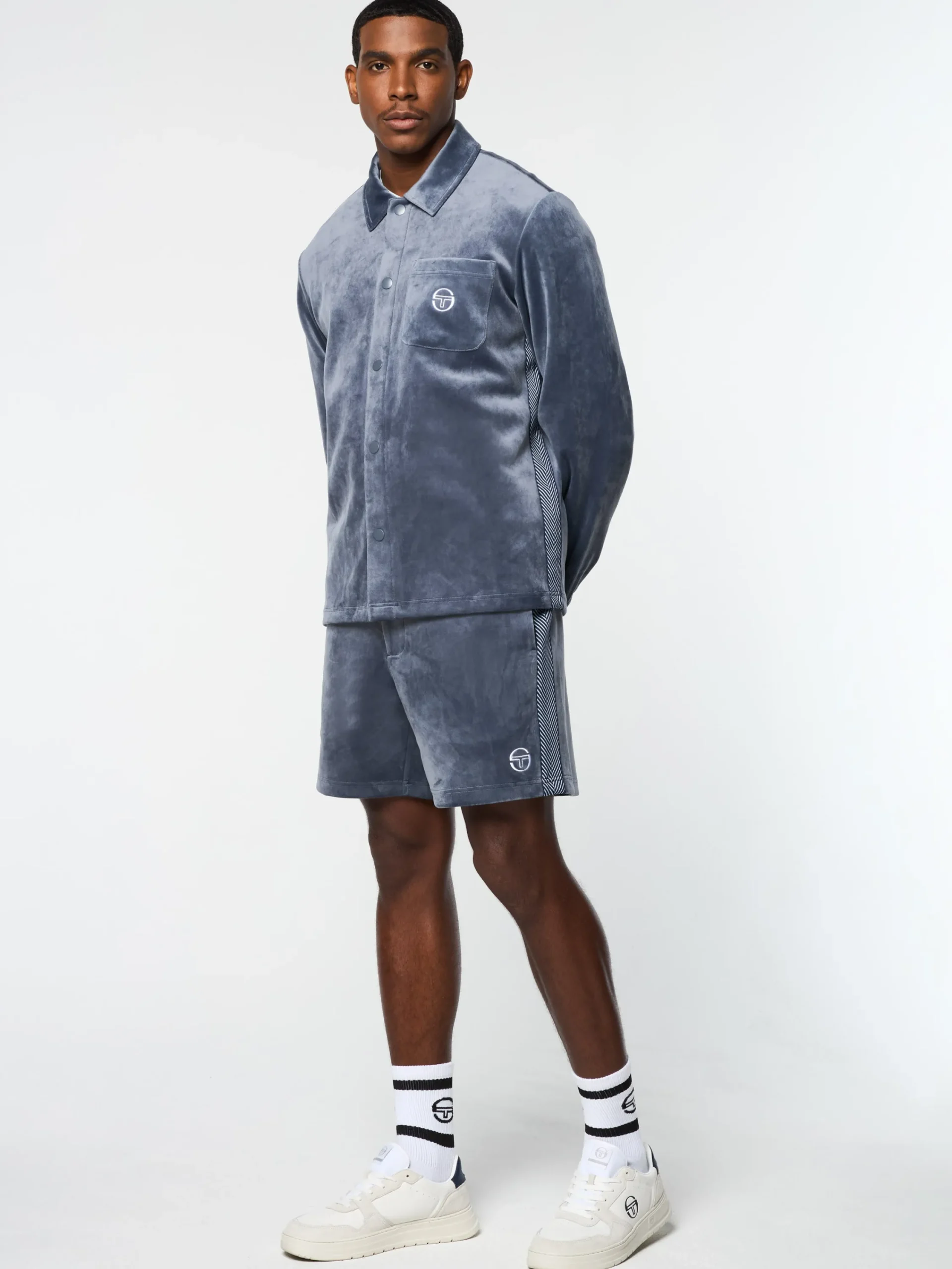 Store Maglia Velour Overshirt- Velour|T-Shirts