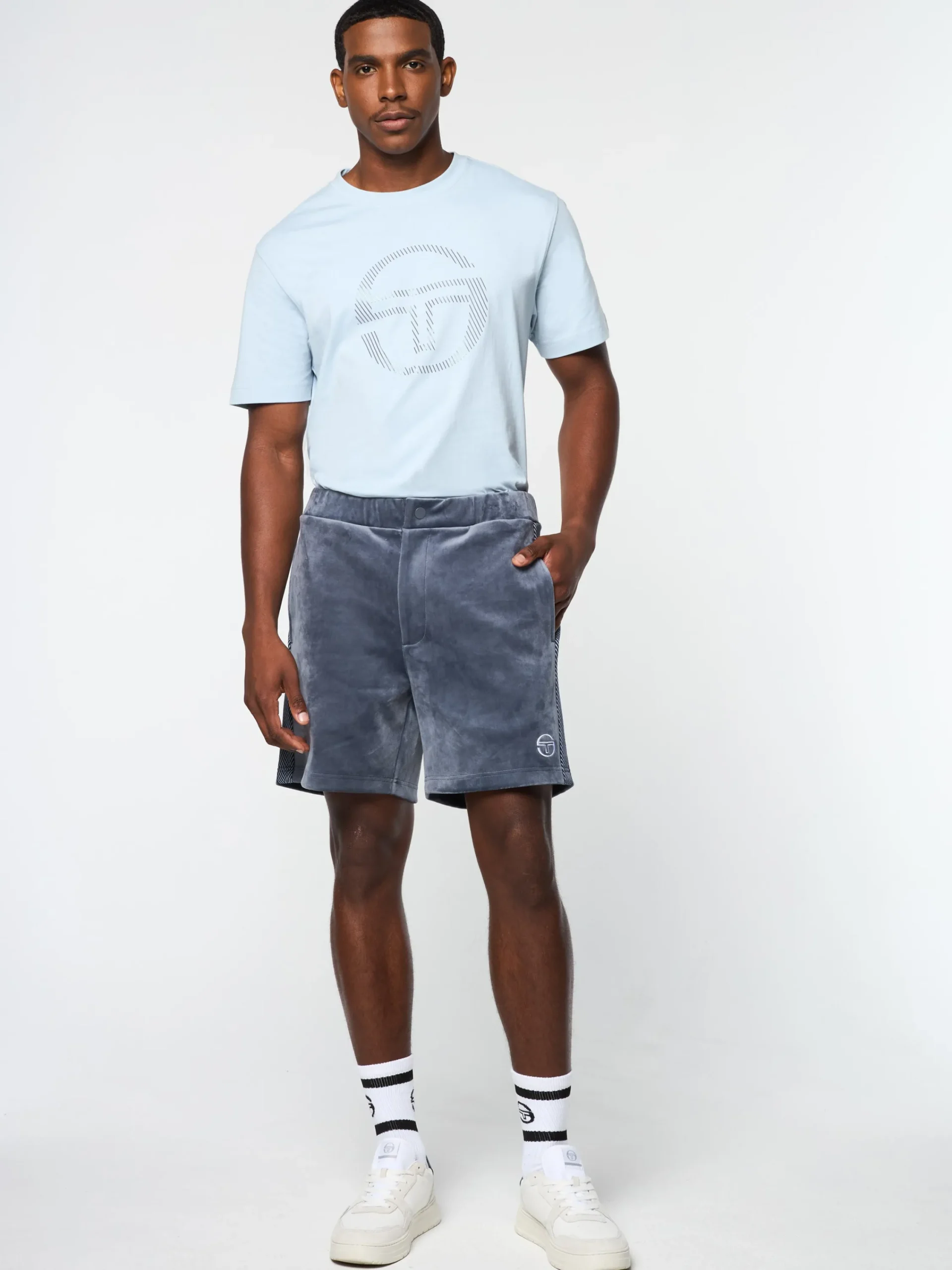 Outlet Maglia Velour Short- Velour|Shorts And Swim