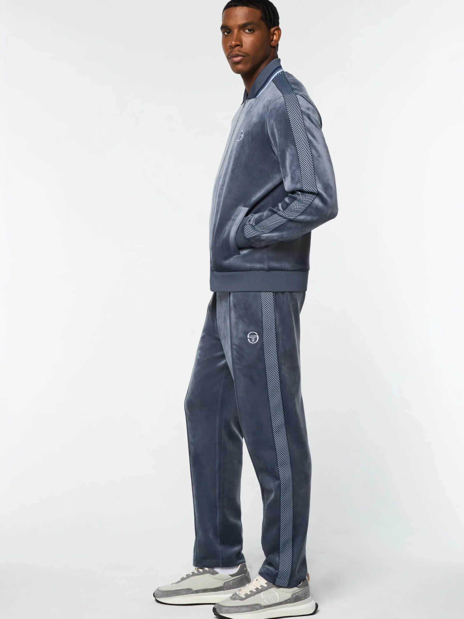 Sale Maglia Velour Track Jacket- Tracksuits|Velour
