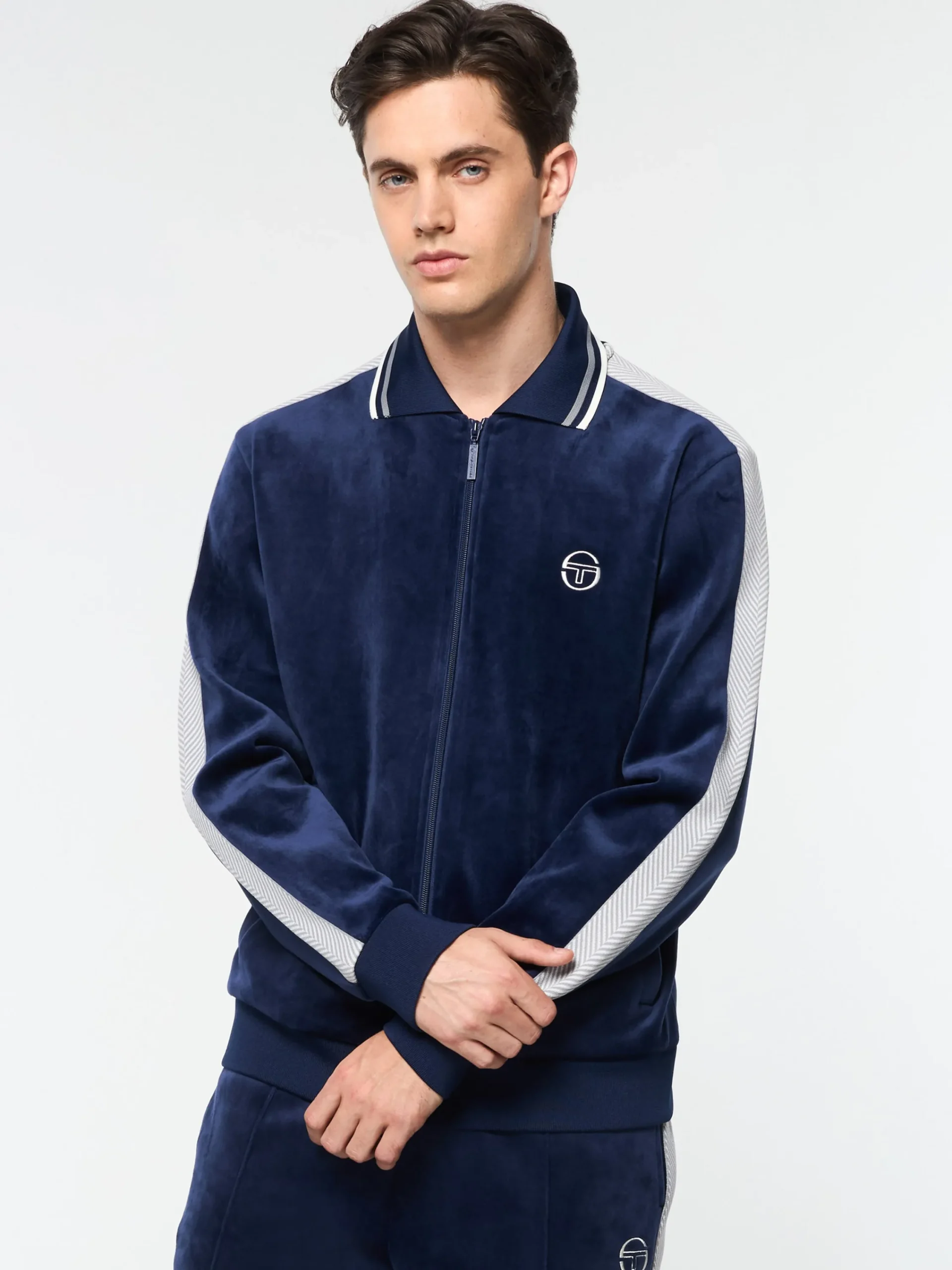 New Maglia Velour Track Jacket- Tracksuits|Velour