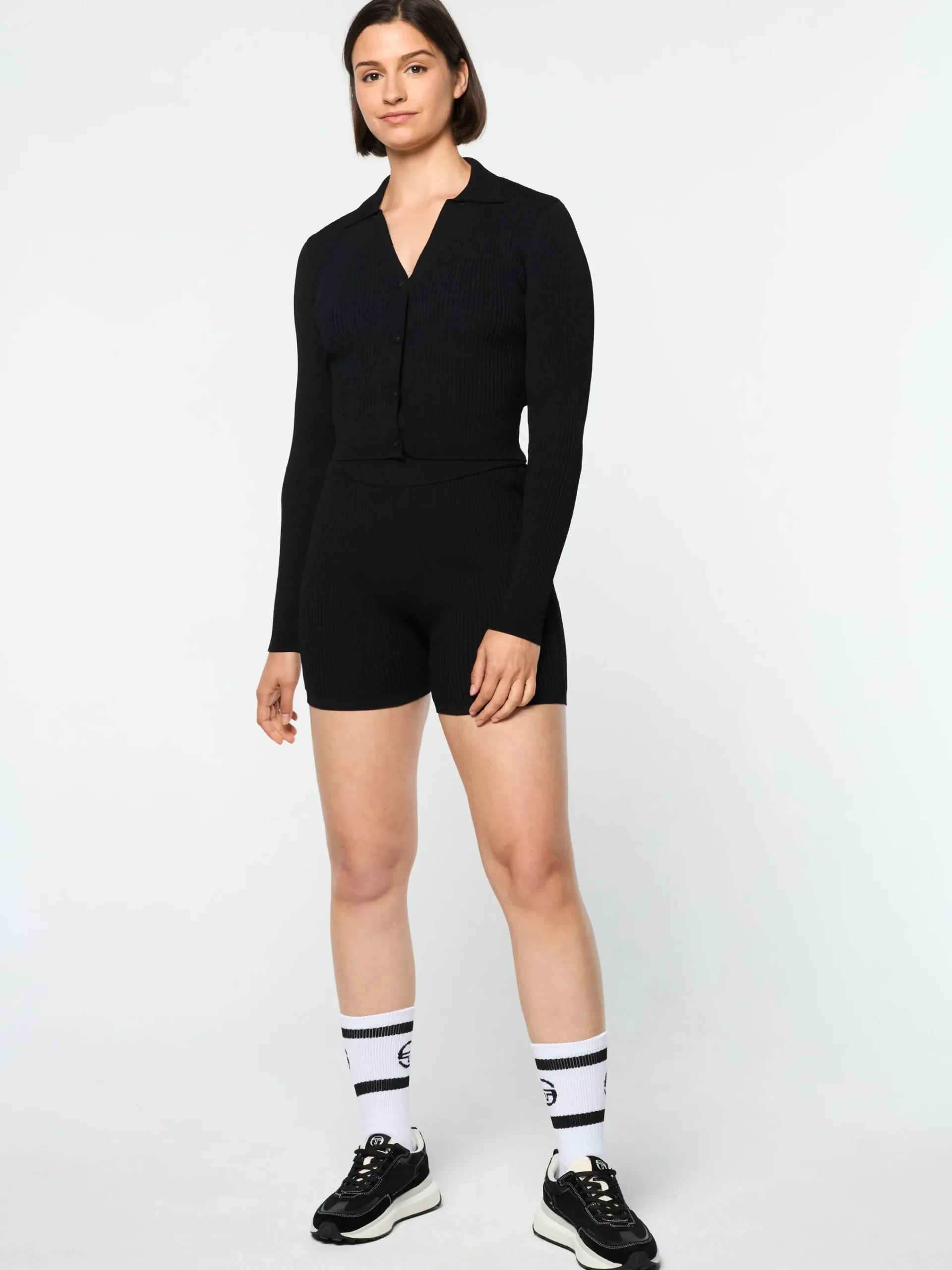 Fashion Magreta Rib Cardigan- Women Tops And Sports Bras|For The Court