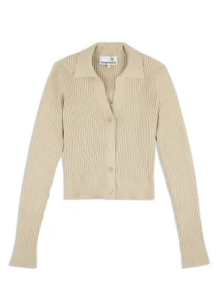 Cheap Magreta Rib Cardigan- Women Tops And Sports Bras|For The Court