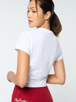 Clearance Mirano Fitted Crop Top- Women Tops And Sports Bras|For The Court