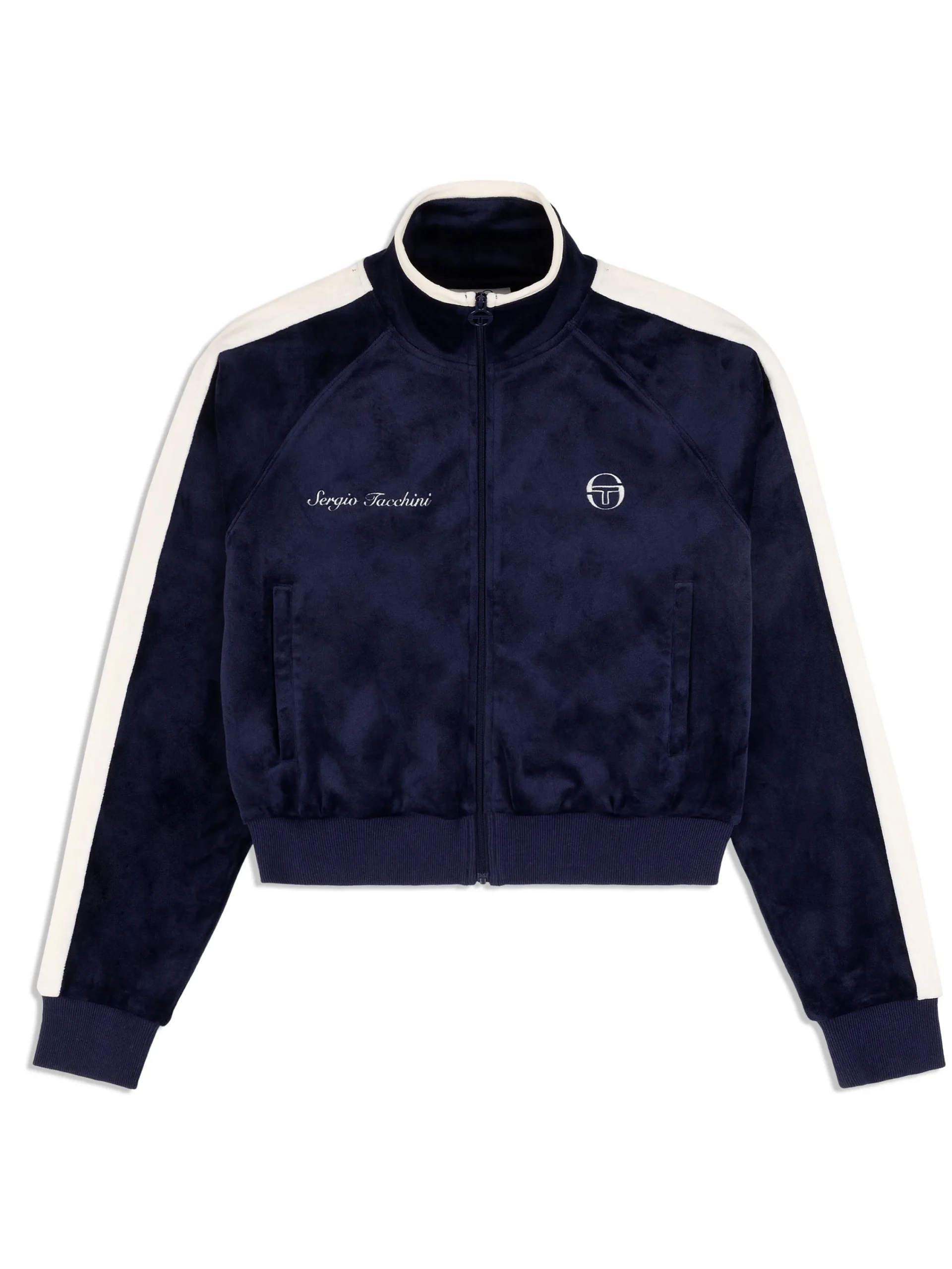 Hot Miss Carlotta Velour Track Jacket- Tracksuits|Velour
