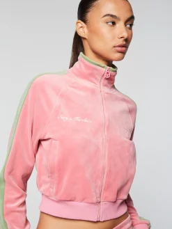 Discount Miss Carlotta Velour Track Jacket- Tracksuits|Velour