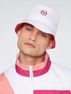 Discount Mosaic Reversible Bucket Hat-White/Multi Nylon|Headwear
