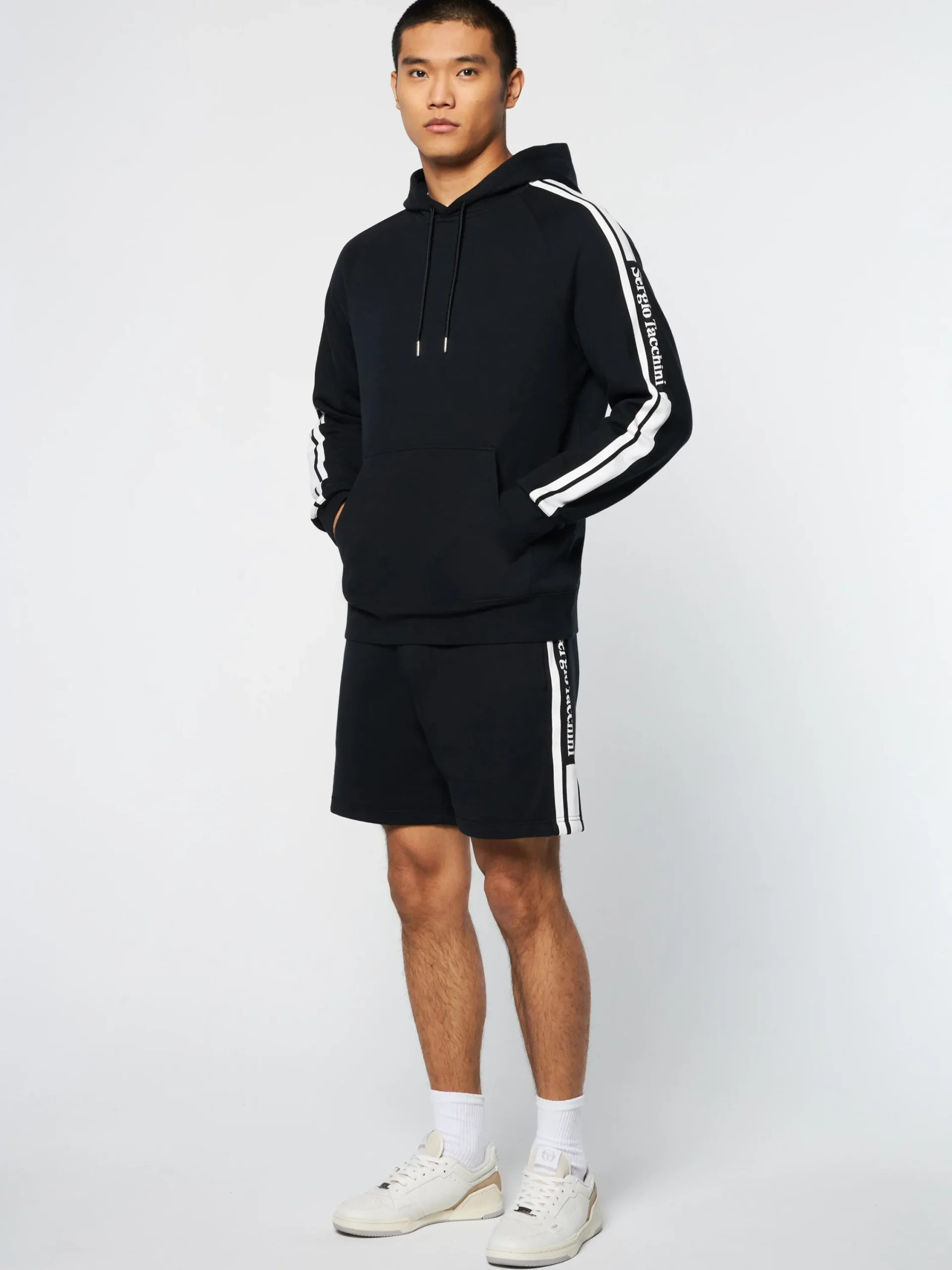 Store Pereto Tape Hoodie- Sweatshirts And Hoodies|Matching Separates