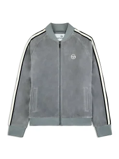 New Pereto Velour Track Jacket- Tracksuits|Velour