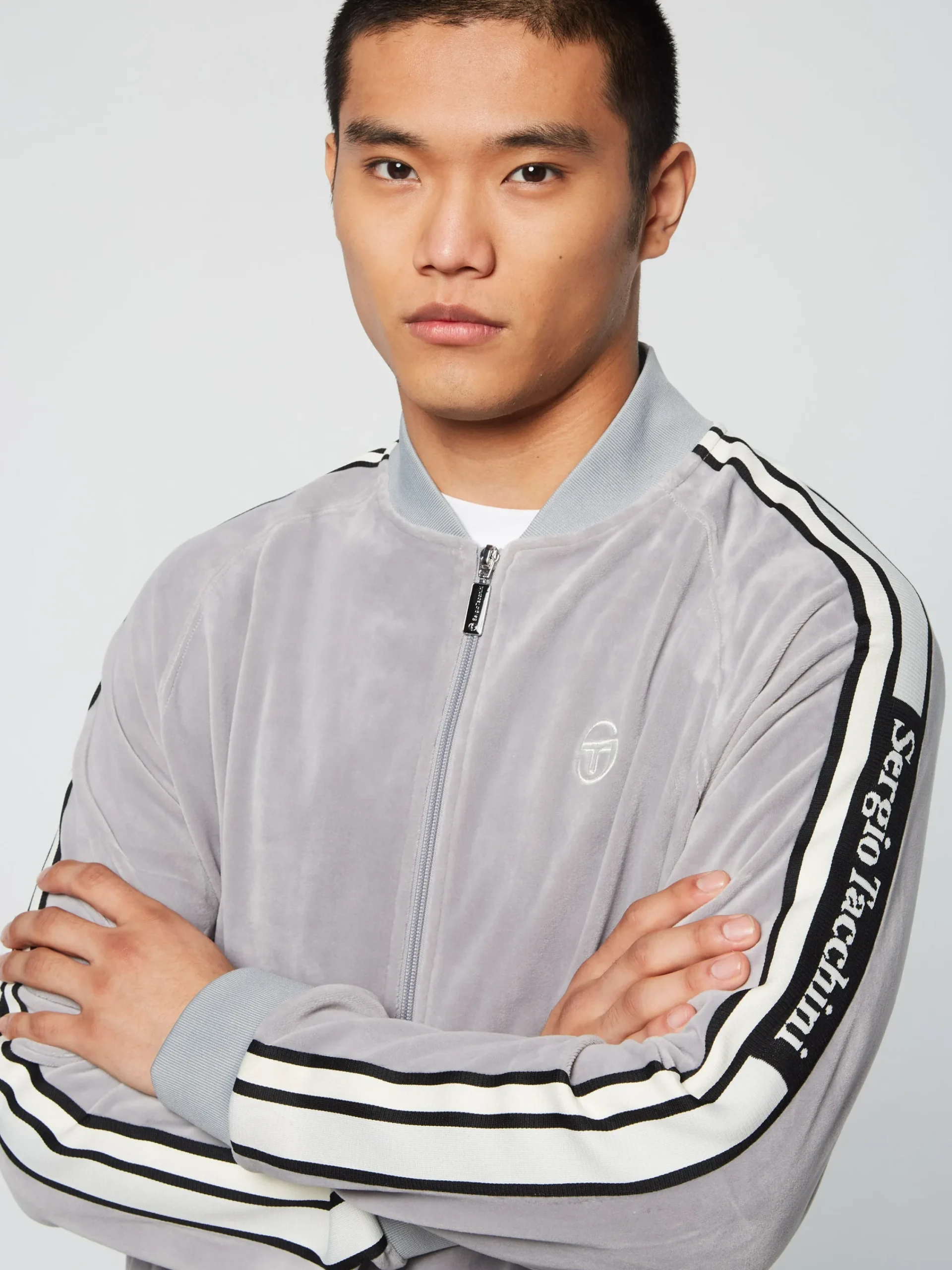 New Pereto Velour Track Jacket- Tracksuits|Velour
