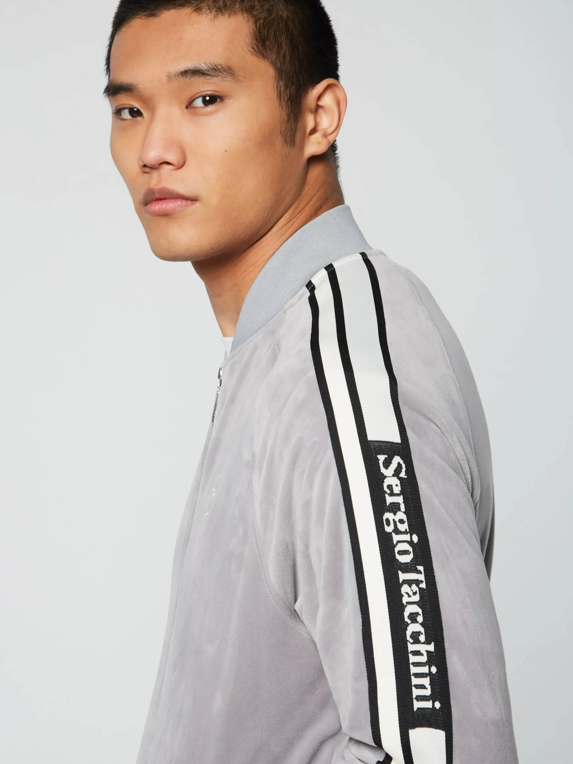 New Pereto Velour Track Jacket- Tracksuits|Velour